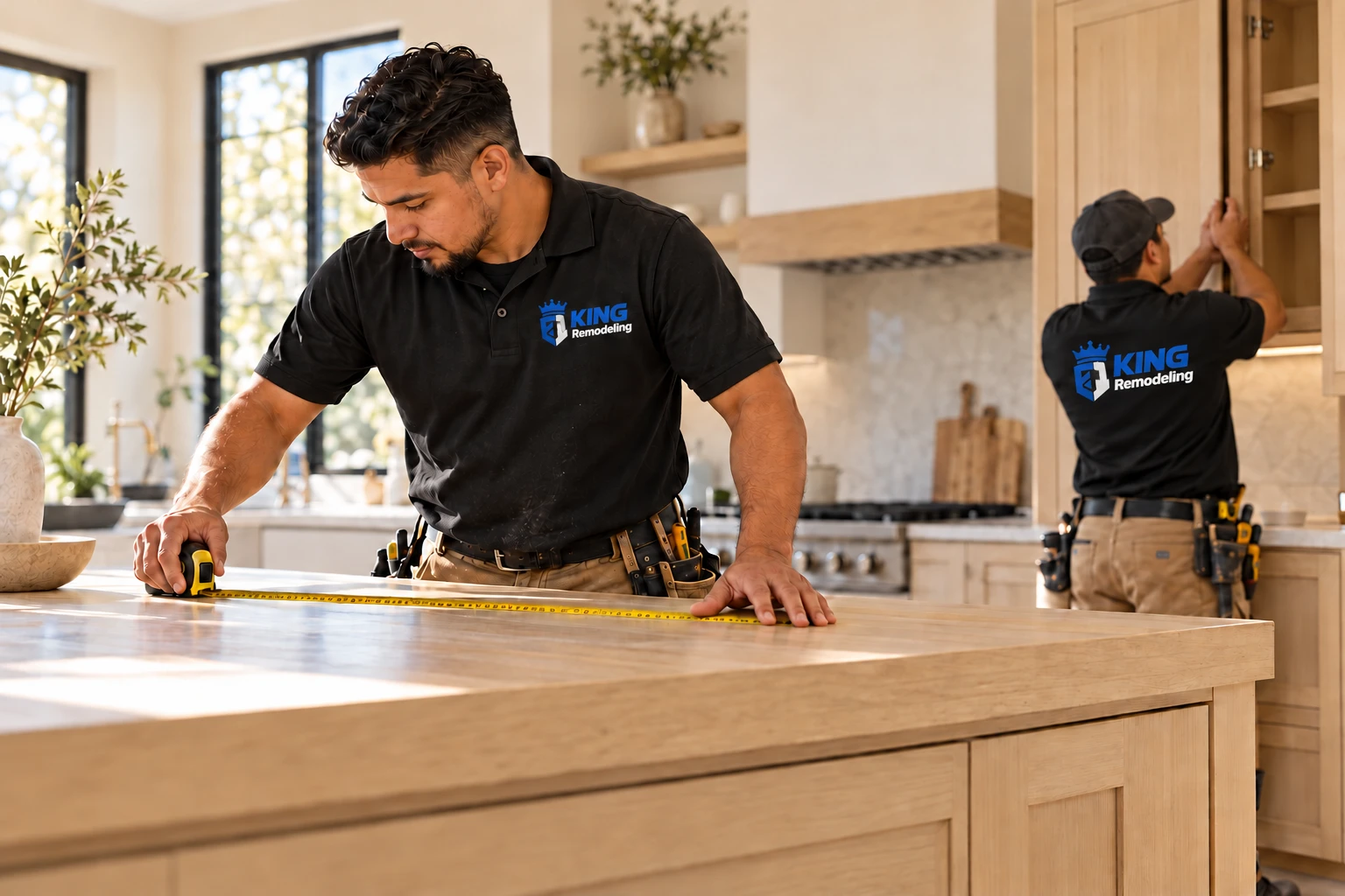 Careful cabinet installation and measurement